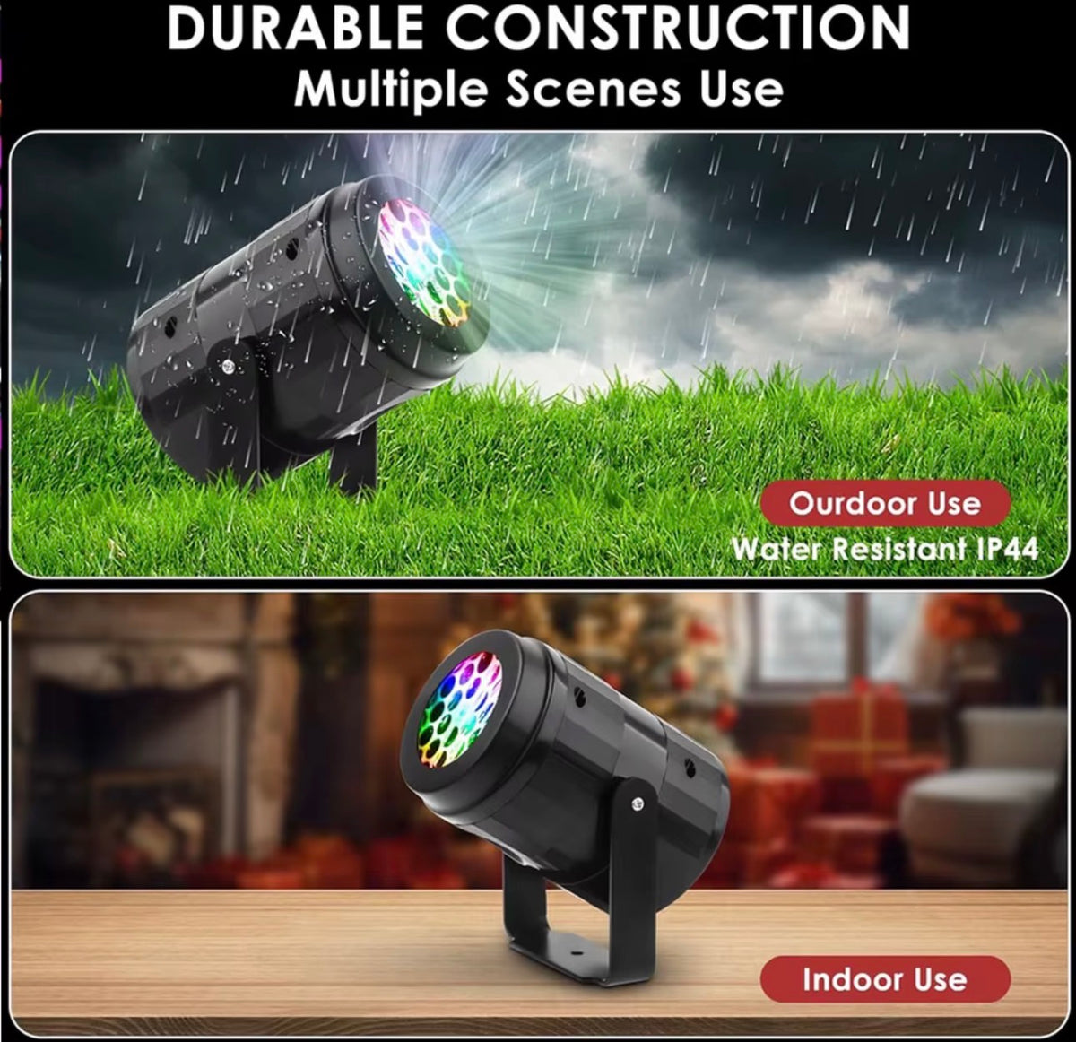 Navilux proyector de figuras navideñas en una sala