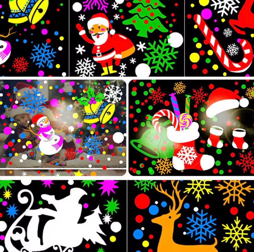 Proyector navideño Navilux con luces y figuras navideñas